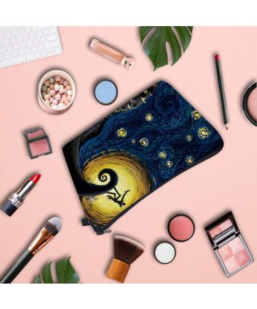 Waterproof Nightmare Before Christmas Cosmetics Bag - Small Travel Pouch for Toiletries and Makeup - Buy Online on GoSupps.com
