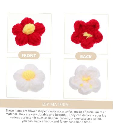 NUOBESTY 10pcs Hairpin Accessories Toddler Hair Ties Daisy Hair Clip Headdress Diy Props Wedding Collar Pin Assorted Color 2 4X4cm - Buy Online on GoSupps.com