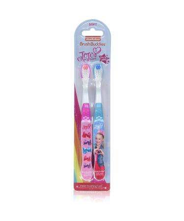 2-PACK JoJo Siwa Kids 2 Pack Toothbrush (Total 4 Toothbrushes)