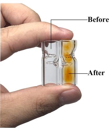 15 Pack Premium Small Glass Filter Tips - Reusable Rolling Mouthpiece for Hand Rolls (8*25mm Round Mouth) - Buy Online on GoSupps.com