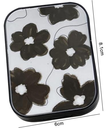 Worparsen Holder Compact -scratch Minimalistic Black Floral Case for Outdoor Multi - Buy Online on GoSupps.com