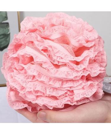 Bath Sponges for Adults Bath Sponge Mesh Pouf Bath Sponge Foam Loofah Sponge (Size : Pink) - Buy Online on GoSupps.com