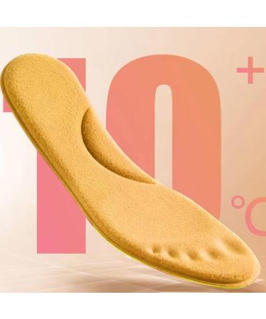Junerain Winter Foot Warmers for Women - Self-Heated Insoles Sweat Absorbing Non-Slip Warm Socks for Sports Shoes Massage Pads - Yellow 37-38 Yards - Buy Online on GoSupps.com