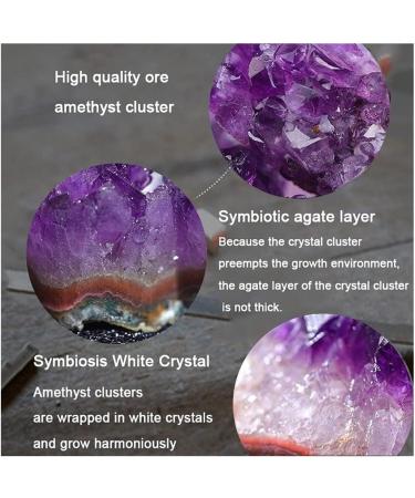 Natural Raw Amethyst Cluster Purple Cluster Quartz Cluster DIY Jewelry Raw Stone Specimen Home Decoration Crafts Crafts JZIGTDEM - Buy Online on GoSupps.com