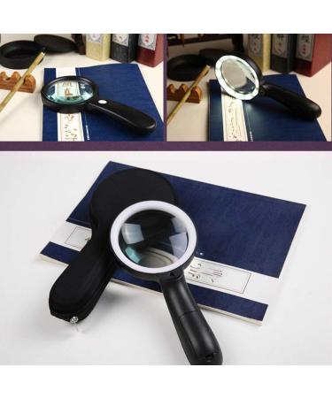 Magnifying Glass Old Man Reading HD Mobile Phone Repair Simple LED Extension Mirror Handheld 10X Good Times - Buy Online on GoSupps.com