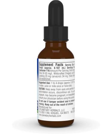 Planetary Herbals Oil of Oregano Herbal Supplement 5 Fluid Ounce - Buy Online on GoSupps.com