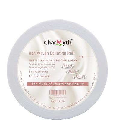 Charmyth Wax Strips Epilating Roll Non Woven Disposable for Body & Face 100 Yard Hair Removal Waxing Strips