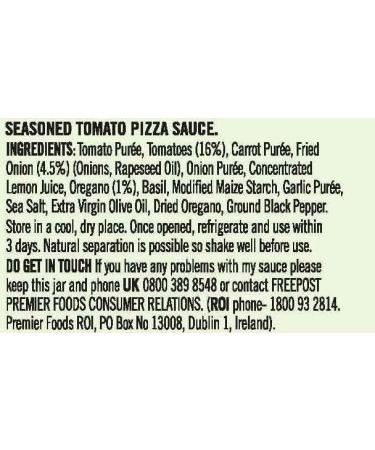 Loyd Grossman Tomato Basil & Oregano Pizza Topping Sauce 350g Jar - Pack of 1 - Buy Online on GoSupps.com
