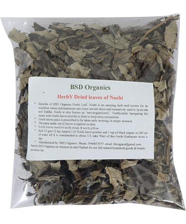 Herby Dried Leaves of Nochi/White Chaste/Nirgundi for fumication Kashayam Juice Nochi Steam Skin Care and More- 100 Grams