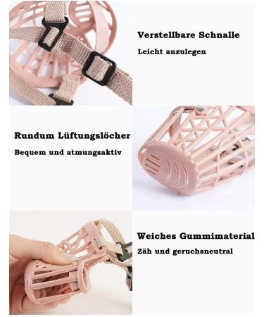 Adjustable Dog Muzzle for Small & Medium Dogs - Prevent Biting Chewing & Barking - Breathable Safety 2XL - Buy Online on GoSupps.com