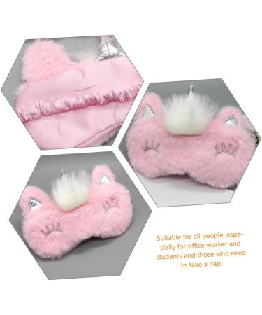 FOMIYES 10 Pcs Plush Eye Patches for Kids - Soft Car Eye Masks & Blindfolds - Cozy Sleep Patches in Fox Pink Hairy Design - Buy Online on GoSupps.com