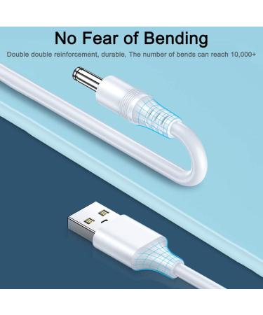 2 Pack Replacement Charger Cord for FOREO Luna Series Facial Cleanser Luna/Luna 2 / Luna Mini 2 / Luna go/Luna Luxe Fairywill/KIPOZI Sonic Electric Toothbrush Replacement USB Charger Cable - Buy Online on GoSupps.com