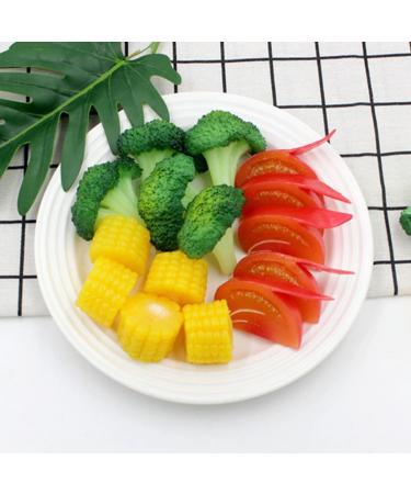 Alipis 18 Pcs Simulated Vegetables Mini Slice Mini Corns Slice Baby Formula Dispenser Corn Stalks Fake Corns Props Mini Decor Display Props Kitchen Decor Fake Lettuce Model Broccoli Pvc Yellowx3pcs 3.8x3.8cmx3pcs - Buy Online on GoSupps.com