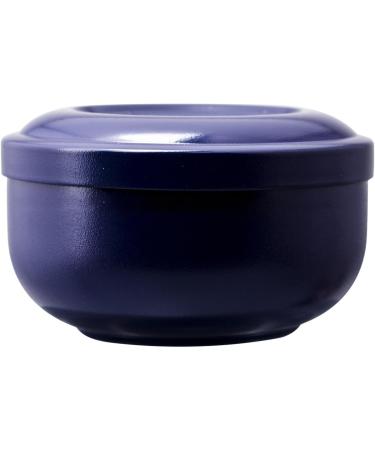 Beard Soap Cream Bowl Stainless Steel Shaving Soap Bowl with Lid Washable Multi Functional Trimming Foaming Soap Bowl Blue for Men Easy to Lather Wet Shave - Buy Online on GoSupps.com