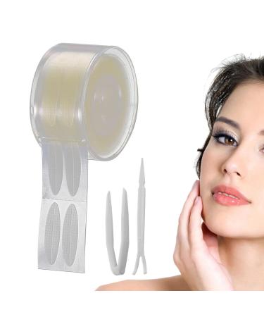 Double Eyelid Tape Eye Tape For Hooded Eyes Natural Invisible Eyelid Texture Bionic Fiber Design Strong Stickiness For Makeup Dancing Widened Skin Tone