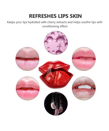 EXCEART 40Pcs Anti-Aging Lip Masks - Plumping Moisturizing Lip Patches for Wrinkle Reduction & Enhancer - Buy Online on GoSupps.com