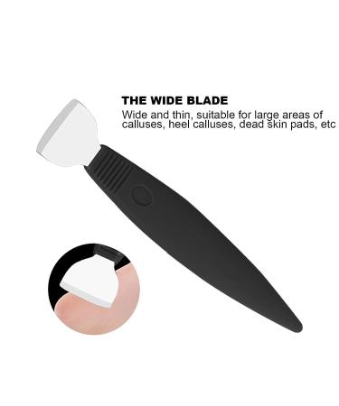 Pedicure Knife Set - 3Pcs Stainless Steel Tools for Ingrown Toe Nail, Foot Callus & Dead Skin Removal - Nail Care Kit for Feet Grooming - Black Set - Buy Online on GoSupps.com