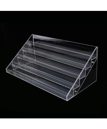EVTSCAN Latest Acrylic Lipstick Jewelry Display Stand Nail Polish Rack 5 Clear Layers Makeup Cosmetic - Buy Online on GoSupps.com