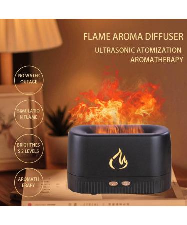 AIDA Aroma Diffuser - 230ml USB Essential Oil & Fragrance Lamp with 7 LED Flame Effect - Perfect for Home & Office - Buy Online on GoSupps.com