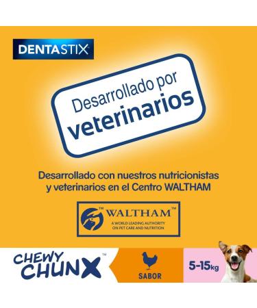Pedigree Dentastix Chewy Chunx Dental Snack for Small Dogs Chicken Flavor (5 sachets x 68 g) - Buy Online on GoSupps.com