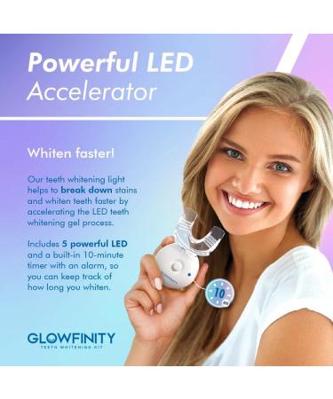 Teeth Whitening Kit - LED Light 35% Carbamide Peroxide 3 Gel Syringes & Remineralization Gel - Brighten Your Smile Internationally - Buy Online on GoSupps.com