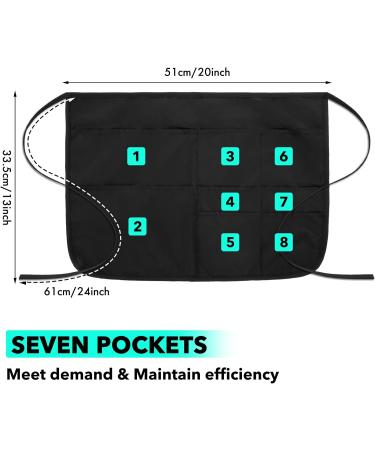 Waterproof Hair Stylist Apron with 5 Pockets | Bleach-Proof Barber Apron for Men & Women - Ideal for Salons & Cosmetology - Buy Online on GoSupps.com