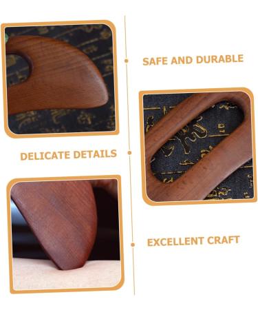 ADOCARN Home Tools Scraping Board & Roller Stick - Wooden Massage Tool 19x8cm for Pain Relief & Relaxation - Buy Online on GoSupps.com