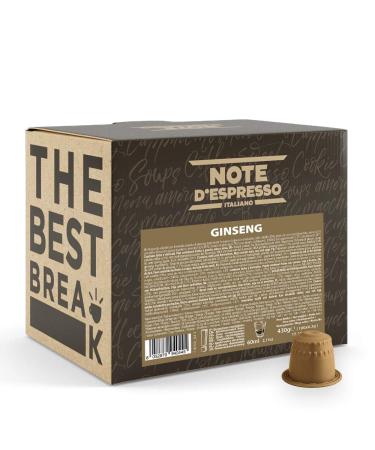 Note d'Espresso Note d'Espresso - Ginseng - Capsules Exclusively Compatible with Nespresso Machine* - 100 x 4.2 g