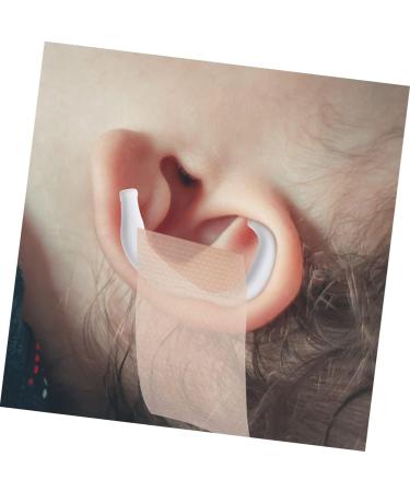 10 Pairs White Silicone Ear Correction Support Protruding Valgus Correctors - Discreet External Tape for Auricle - 4.4x3.6cm - Buy Online on GoSupps.com