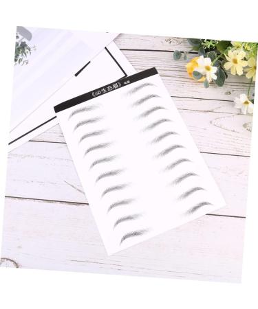 Gogogmee Artificial Eyebrow Patch 2 Sheets Black Stickers Brow Tatoo Eyebrow Makeup Tools s 3 Proof Patch - Buy Online on GoSupps.com