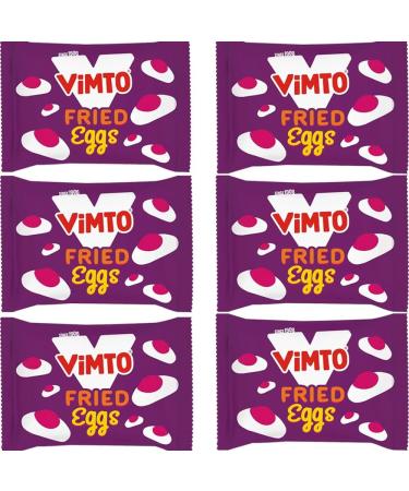 Vimto Fried Eggs Treat Bags 6 x 45g | Vimto flavoured gummies - Buy Online on GoSupps.com