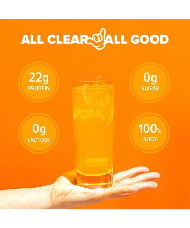 SEEQ Clear Whey Isolate Protein Powder - 22g Protein | Zero Lactose & Sugar - Healthy Juicy Protein for Teens, Men, and Women - 25 Servings (Mango Pineapple) - Buy Online on GoSupps.com