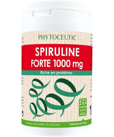 Phytoceutic Spirulina Forte 1000mg 100 Tablets 100 Units - Buy Online on GoSupps.com