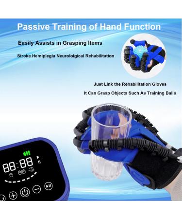 Rehabilitation Robot Gloves for Stroke Recovery | Hand Exerciser for Hemiplegia | X-Large Right Hand Trainer - Buy Online on GoSupps.com