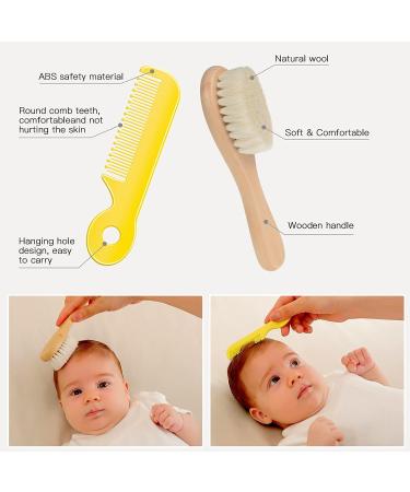Baby Healthcare Kit & Grooming Set 10-in-1 for Newborns - Nail Clipper, Nasal Aspirator, Comb, Brush - Nursery Essentials for Infant Boys & Girls - Buy Online on GoSupps.com