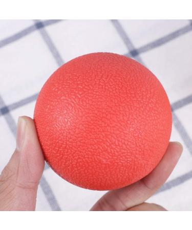 2-in-1 Yoga Ball & Massage Ball - Self-Massage & Relaxation | Medium Red | International Shipping - Buy Online on GoSupps.com