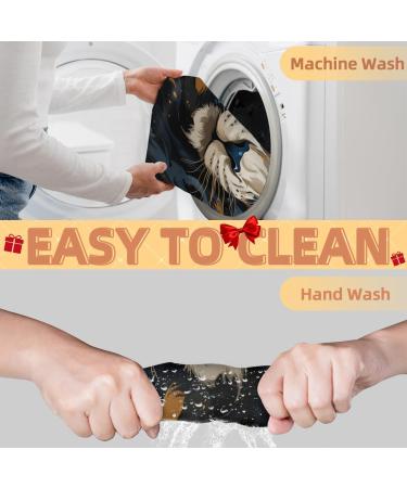 Abstract Tiger Beard Bib Apron | Men's Beard Hair Catcher | Perfect Gift for Father's Day Anniversary & Christmas | Includes 2 Suction Cups - Buy Online on GoSupps.com