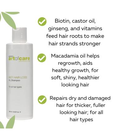 ONC Anti Hair Loss Nourishing Shampoo 8.45 fl. oz. | Unisex Hair Care for Effective Hair Restoration - Buy Online on GoSupps.com