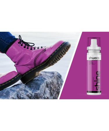 Shueco 100ml Patent Leather Shoe Cleaner Spray for PVC Plastic Boots & Trainers - Buy Online on GoSupps.com