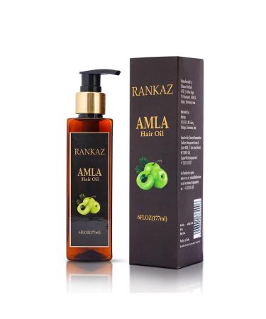 Rankaz Amla Oil For Hair Growth - Oil For Healthy & Shiny Hair  Indian Hair Oil for Men and Women (117Ml - 6 FlOz)