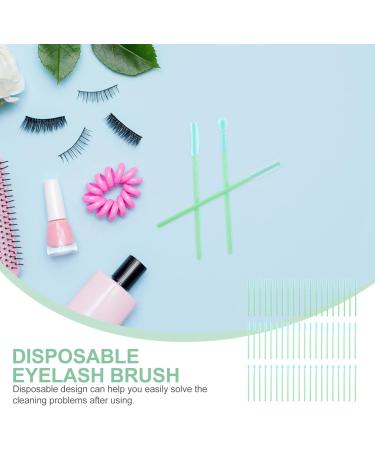 Housoutil 150pcs Disposable Eyelash Brush Makeup Brush Travel Shampoo Salon Tools Eyeliner Brush Portable - Buy Online on GoSupps.com