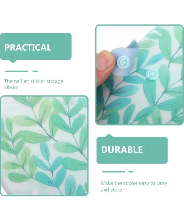 minkissy Nail Art Sticker Storage Album Collecting Album Nail Stickers Empty Storage Showing Holder Organizer for Nail Salon Women Girls Supplies Style 1 - Buy Online on GoSupps.com