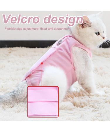 Phcozy Recovery Suit for Cats & Dogs - Protective Clothing for Post-Operative Care Pink - Buy Online on GoSupps.com