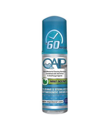Foam Retainer Cleaner, Aligner, Invisalign, Denture, and Mouth Guard Cleaner | Orthodontic 60 Seconds Cleanser by OAP Cleaner | Paraben, Sulfate and Triclosan Free | 44.3 mL Bottle 1.5 Fl Oz (Pack of 1)