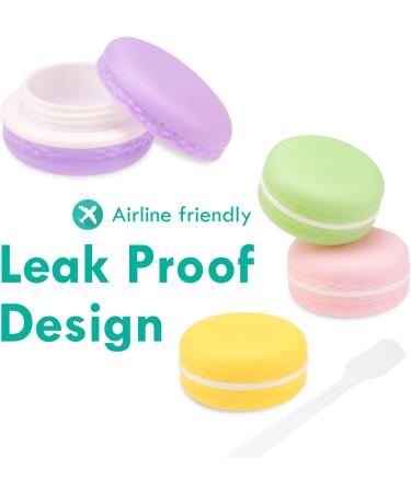 6 x Leak-Proof Macaroon Cosmetic Containers - Travel Storage (10ml) | Perfect for International Shipping - Buy Online on GoSupps.com