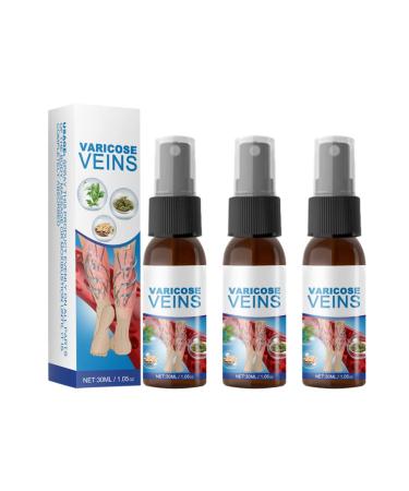 3 pieces Veinhealing varicose vein spray remove varicose veins remove spider veins varicose vein sooting spray vein healing varicose vein treatment spray for legs improve blood circulation 30ml 3pcs