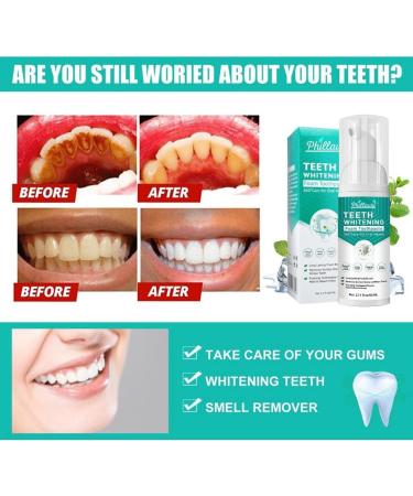 Foaming Toothpaste for Sensitive Teeth - Effective Stain Removal (60ml) | International Shipping Available - Buy Online on GoSupps.com