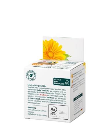 Kneipp Regenerating Foot Butter 10% Urea for Smooth Feet | Citric Fragrance & Natural Orange Oil | 100ml - Buy Online on GoSupps.com