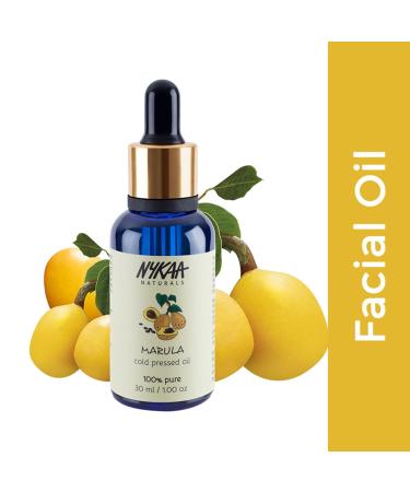 Nykaa Naturals 100% Pure Cold Pressed Marula Oil - Ideal Skincare Face Oil for Dry & Sensitive Skin - 1 oz - Cruelty-Free - Buy Online on GoSupps.com