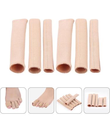 SHERCHPRY 12pcs Callus Care Finger Sleeves Protectors - Soft Gel Caps for Blisters, Corns & Toe Cushioning | Nylon Material - Cuttable For Tubes, Corn Pads - Supplies for Corns & Blisters - Buy Online on GoSupps.com